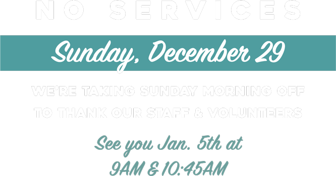 No Sunday Services